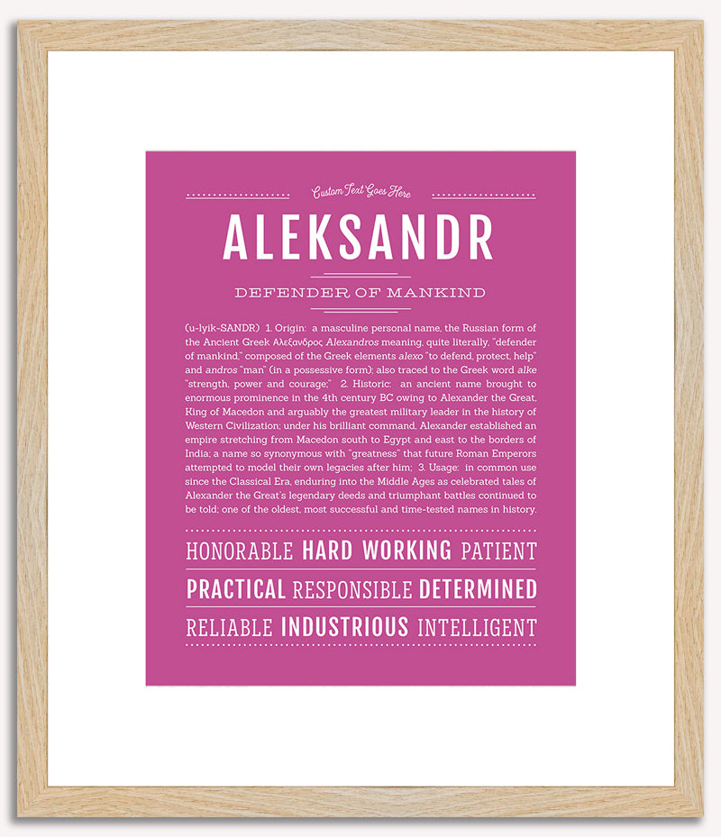 Aleksandr | Name Art Print