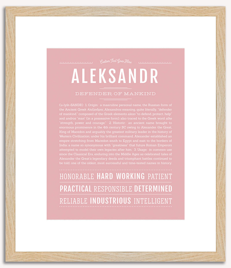 Aleksandr | Name Art Print