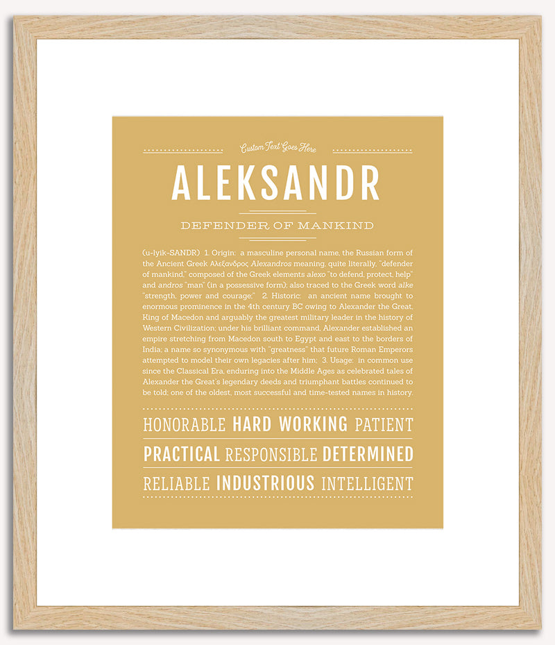 Aleksandr | Name Art Print