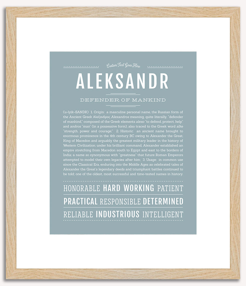 Aleksandr | Name Art Print