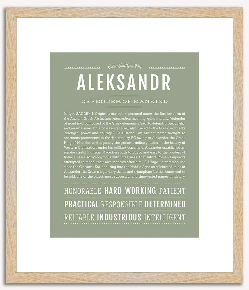 Aleksandr | Name Art Print