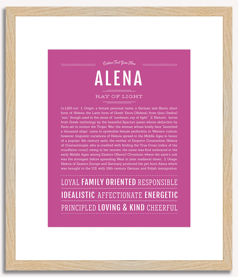 Alena | Name Art Print