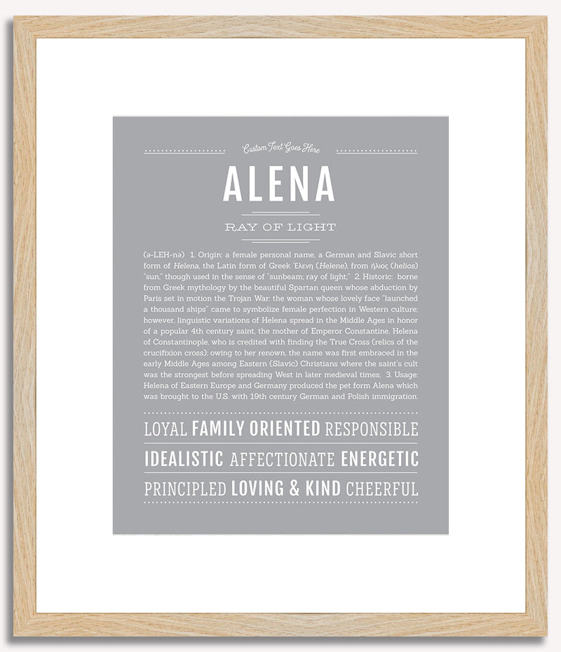 Alena | Name Art Print