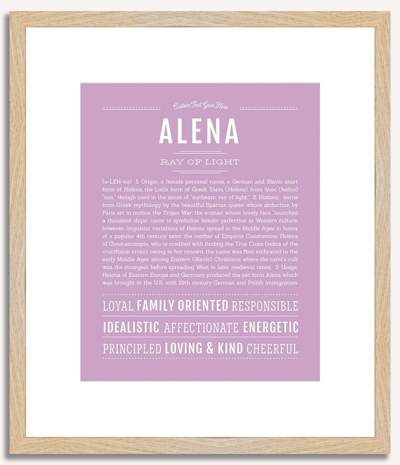 Alena | Name Art Print