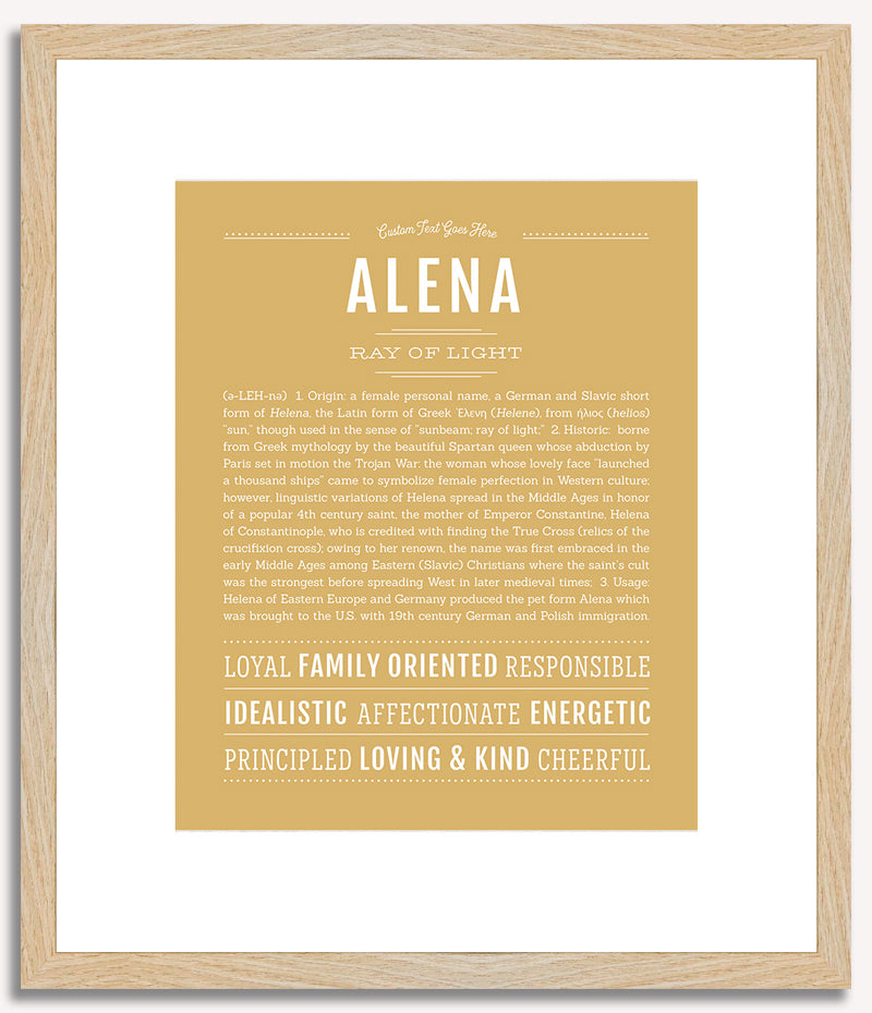 Alena | Name Art Print