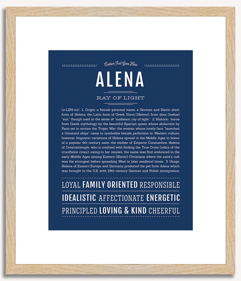 Alena | Name Art Print