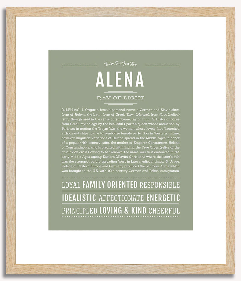 Alena | Name Art Print