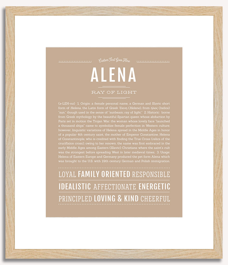 Alena | Name Art Print