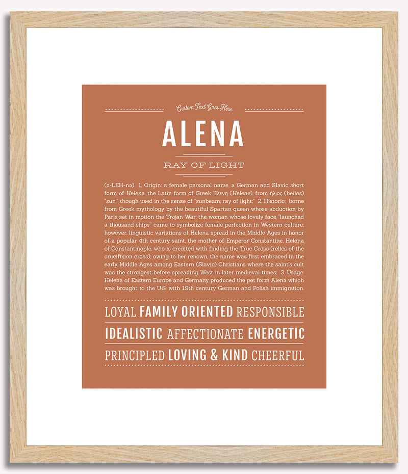 Alena | Name Art Print