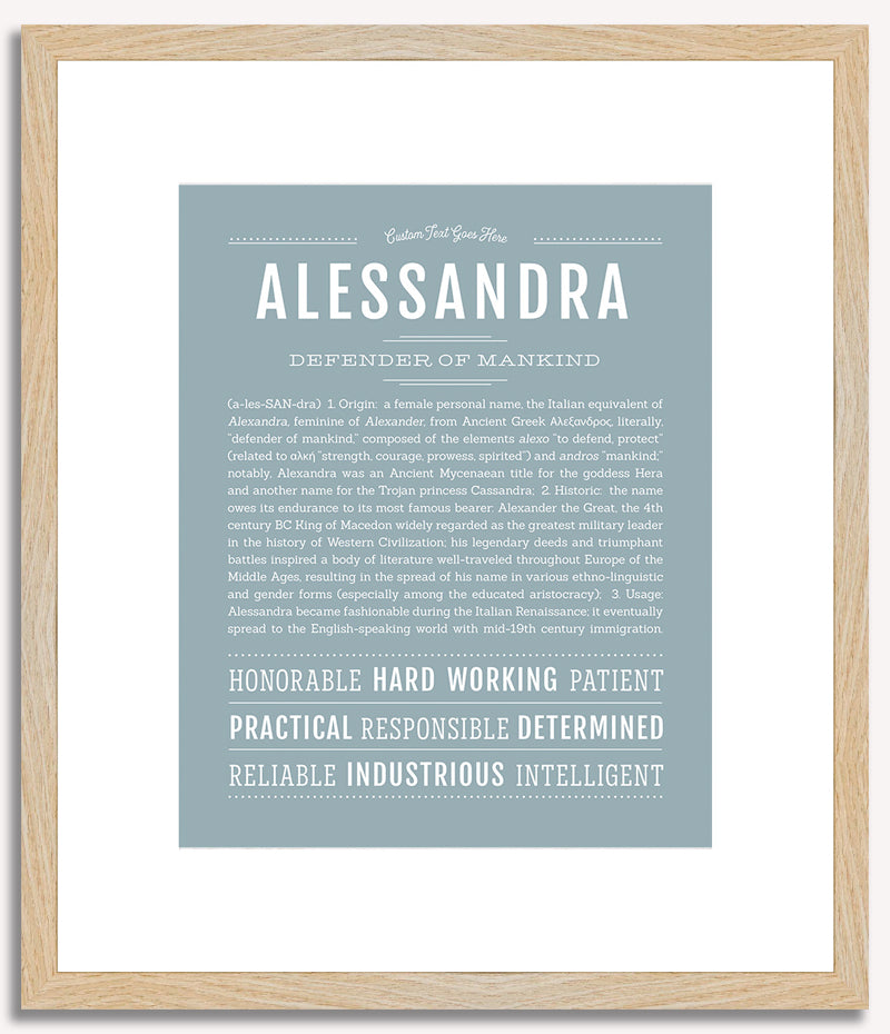 Alessandra | Name Art Print