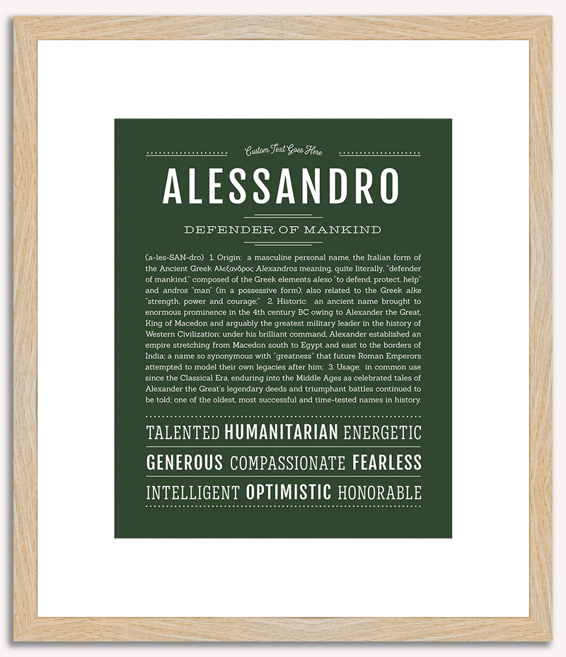 Alessandro | Name Art Print