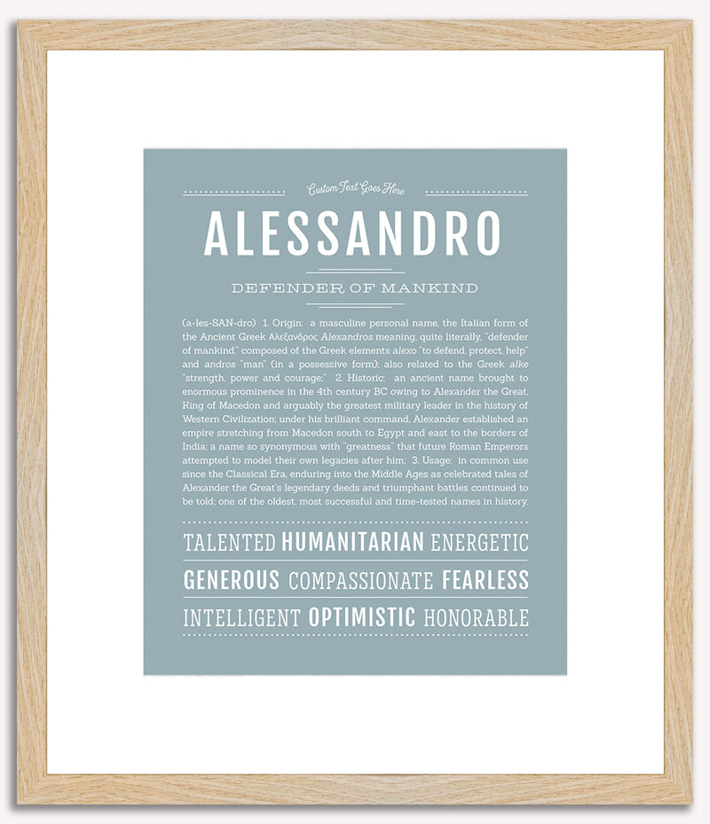 Alessandro | Name Art Print