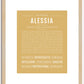 Alessia | Name Art Print