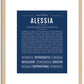 Alessia | Name Art Print