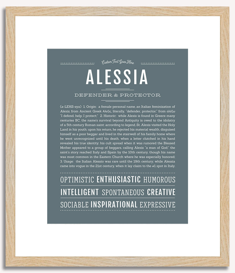 Alessia | Name Art Print