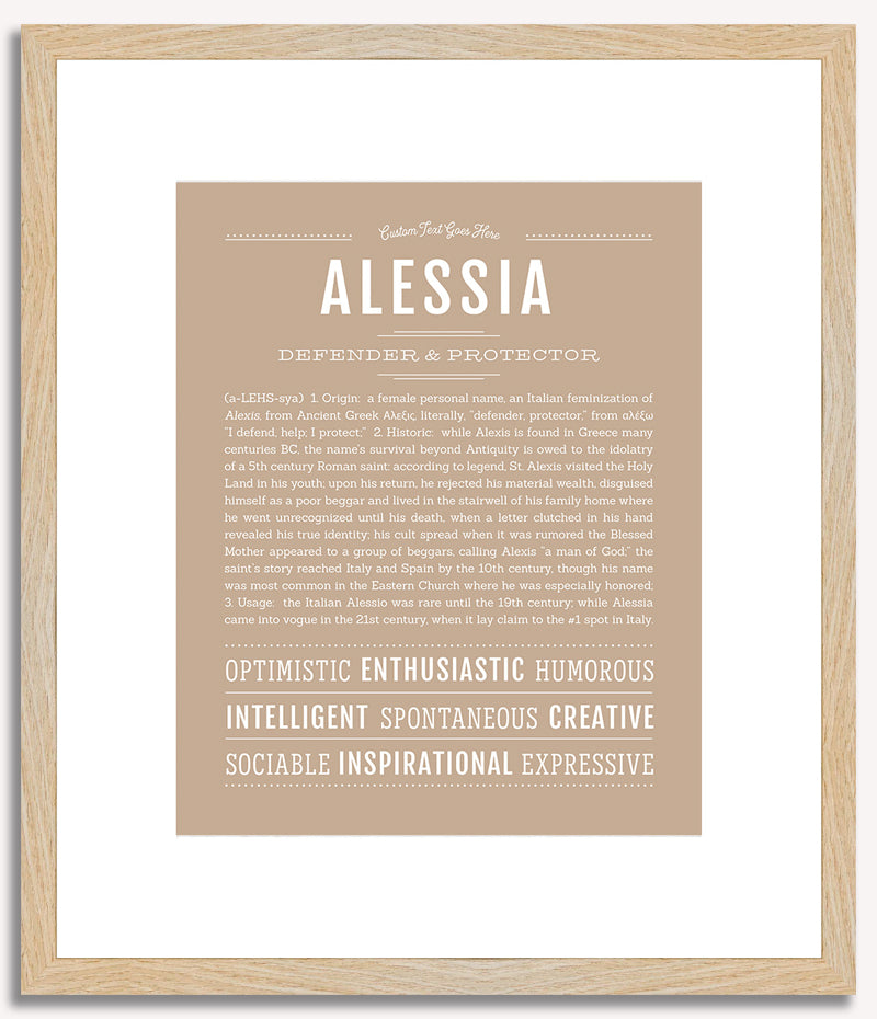 Alessia | Name Art Print