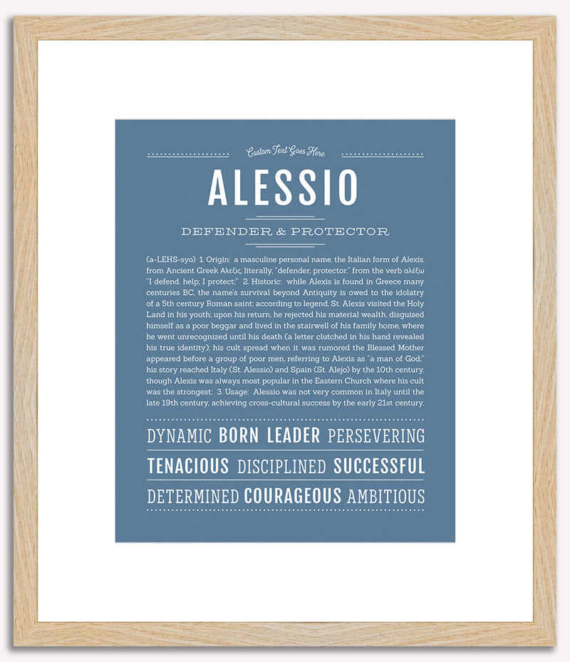 Alessio | Name Art Print