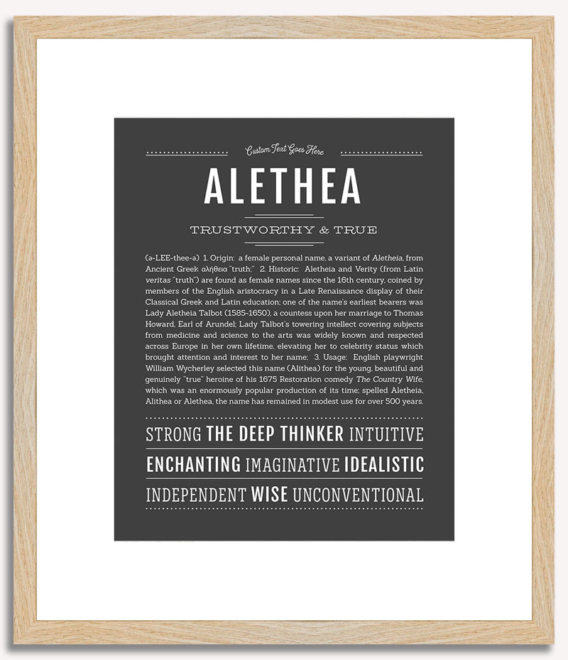 Alethea | Name Art Print