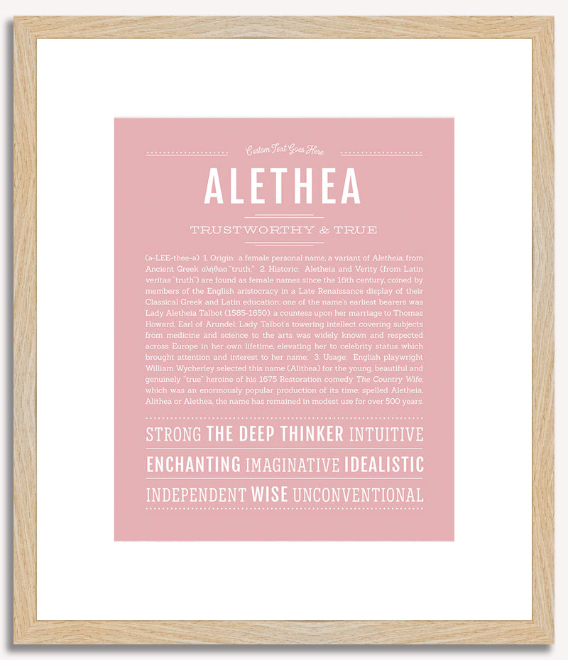 Alethea | Name Art Print