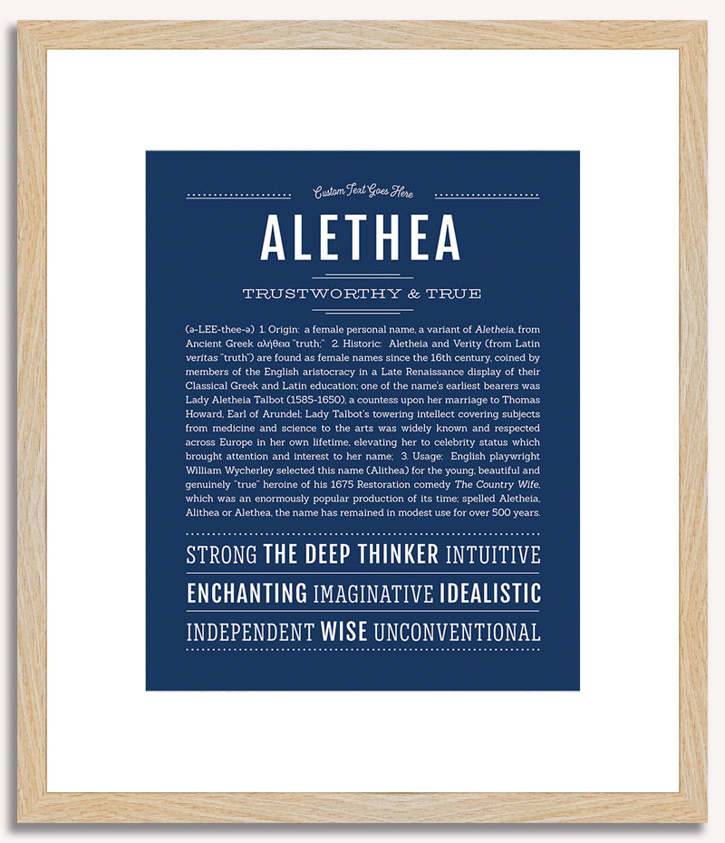 Alethea | Name Art Print