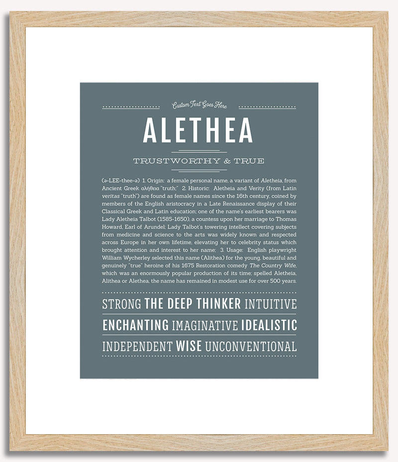 Alethea | Name Art Print