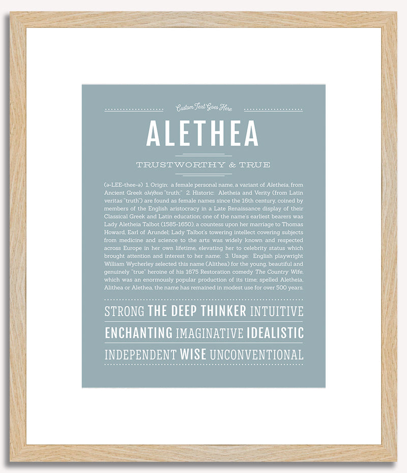 Alethea | Name Art Print