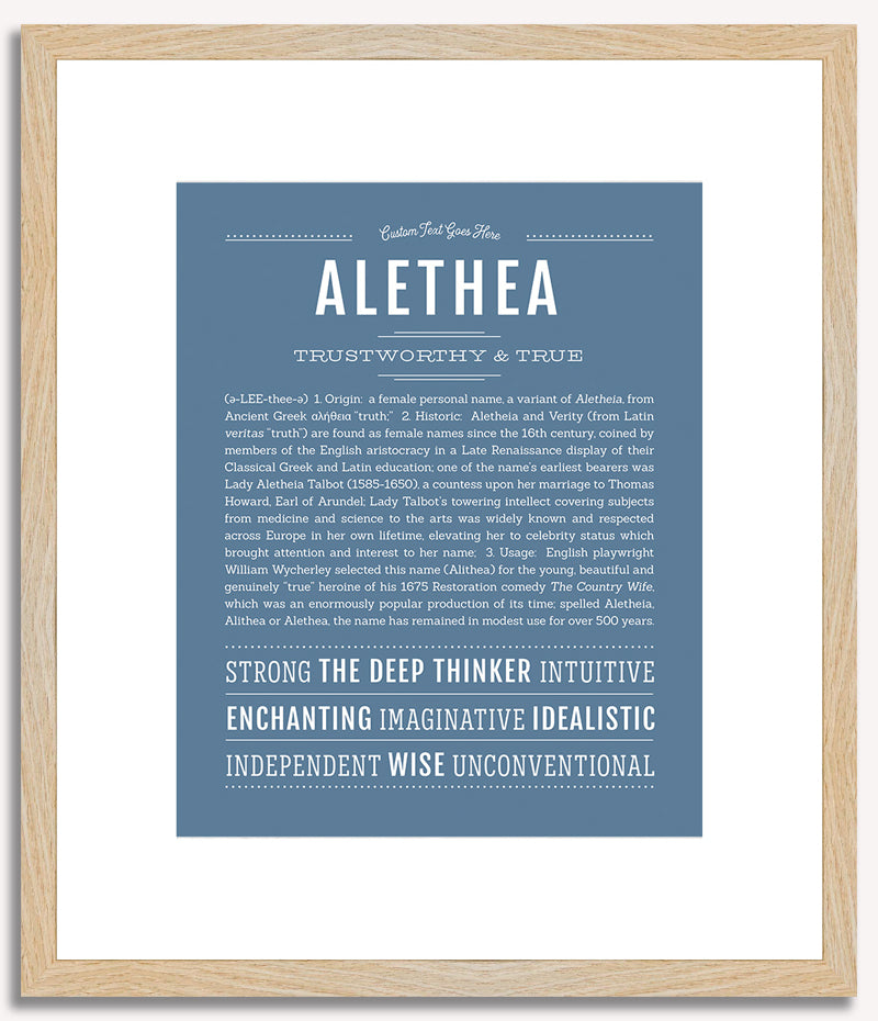 Alethea | Name Art Print