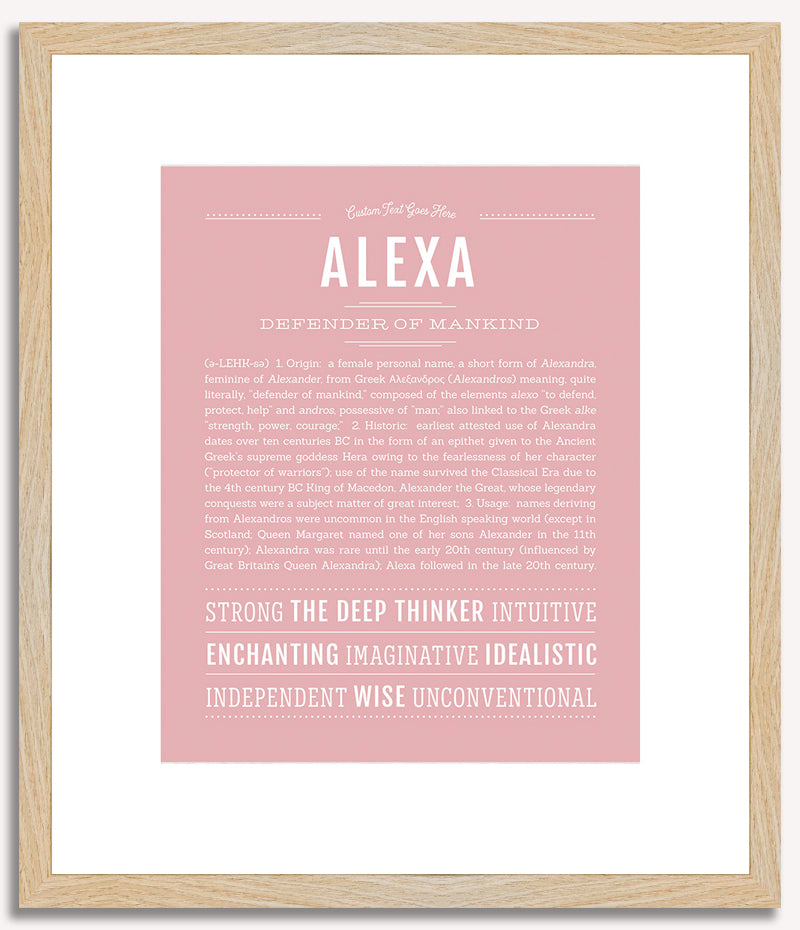 Alexa | Name Art Print