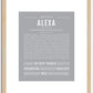 Alexa | Name Art Print