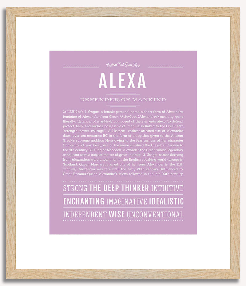 Alexa | Name Art Print