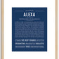 Alexa | Name Art Print