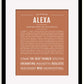 Frame Options | Terra Cotta | Black Frame, Matted