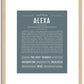 Alexa | Name Art Print