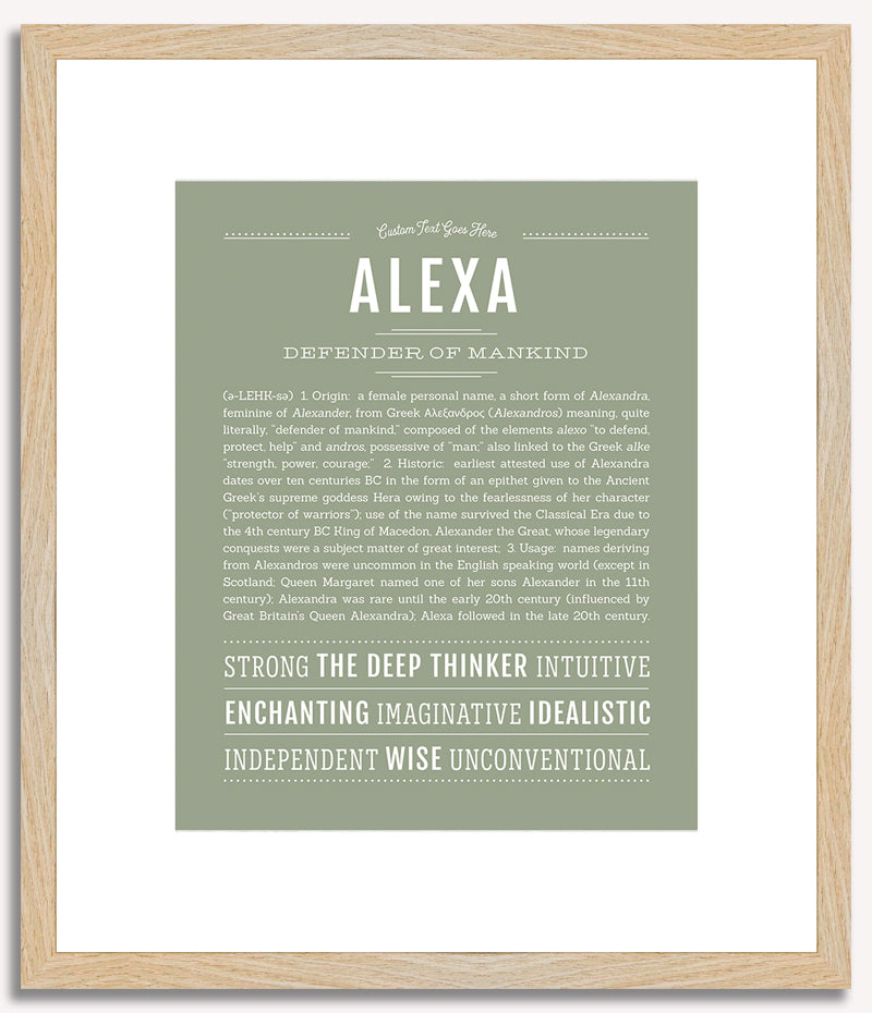 Alexa | Name Art Print