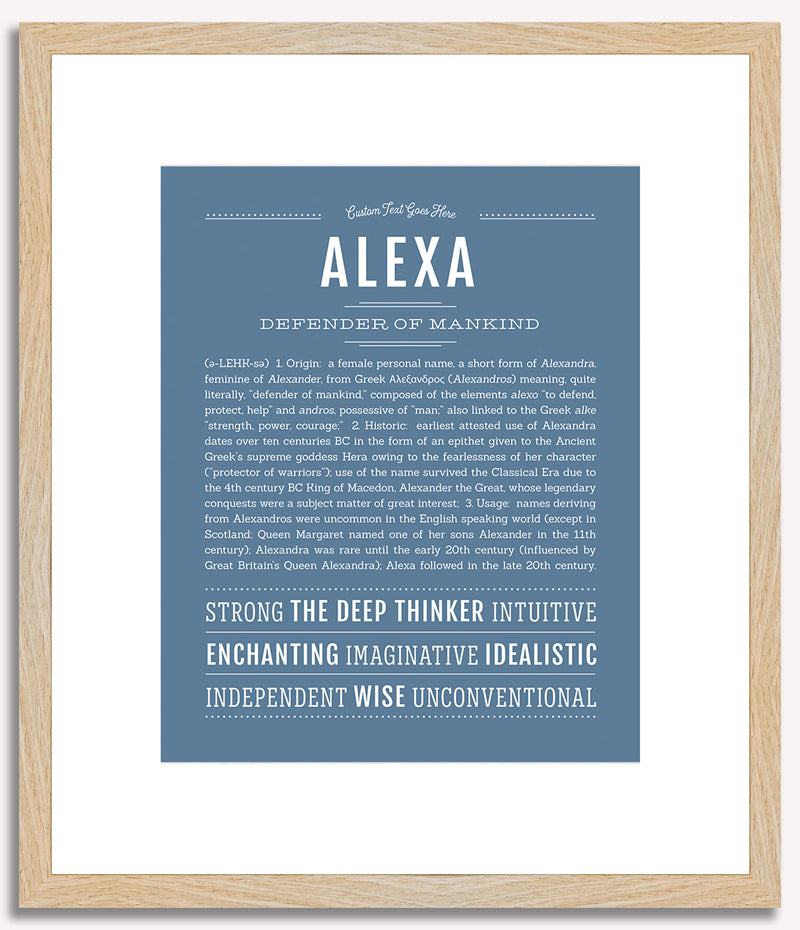 Alexa | Name Art Print