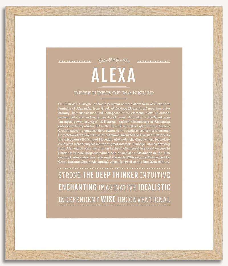 Alexa | Name Art Print