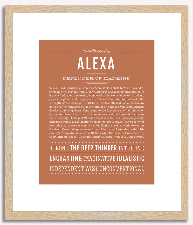 Alexa | Name Art Print