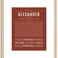 Alexander | Name Art Print