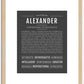 Alexander | Name Art Print