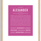 Alexander | Name Art Print