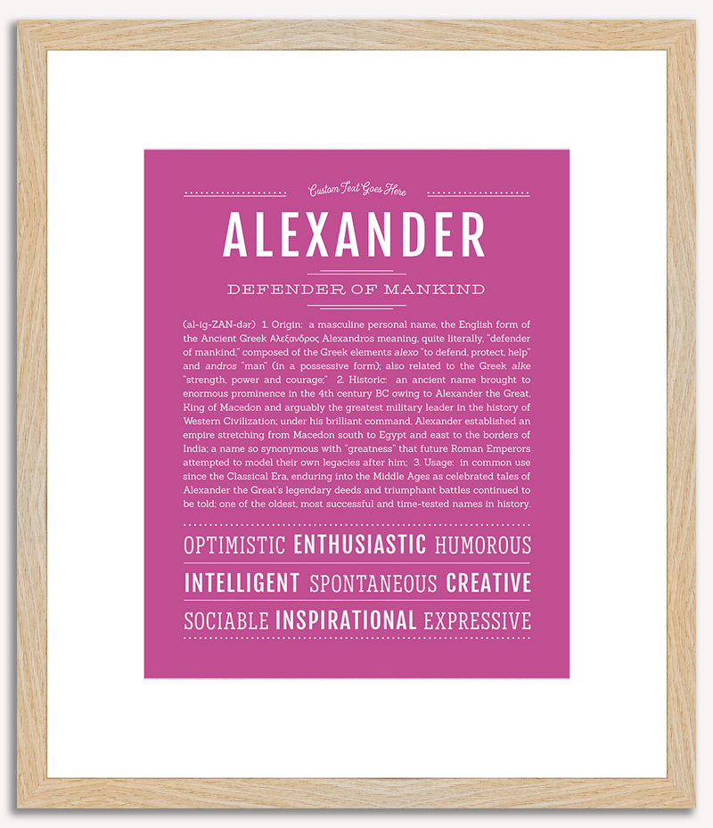 Alexander | Name Art Print