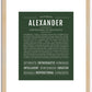 Alexander | Name Art Print