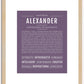 Alexander | Name Art Print