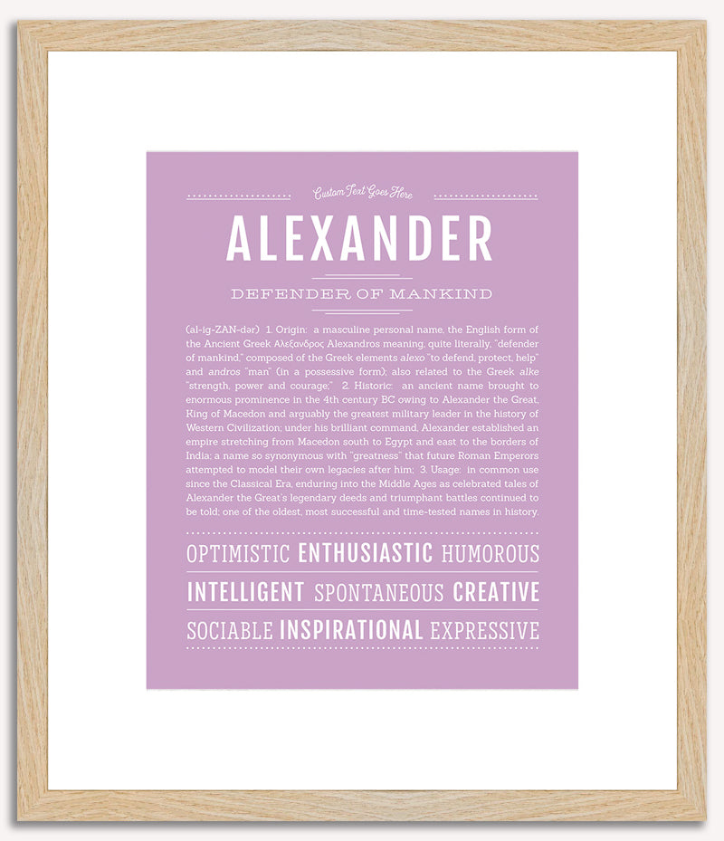 Alexander | Name Art Print