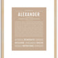 Alexander | Name Art Print