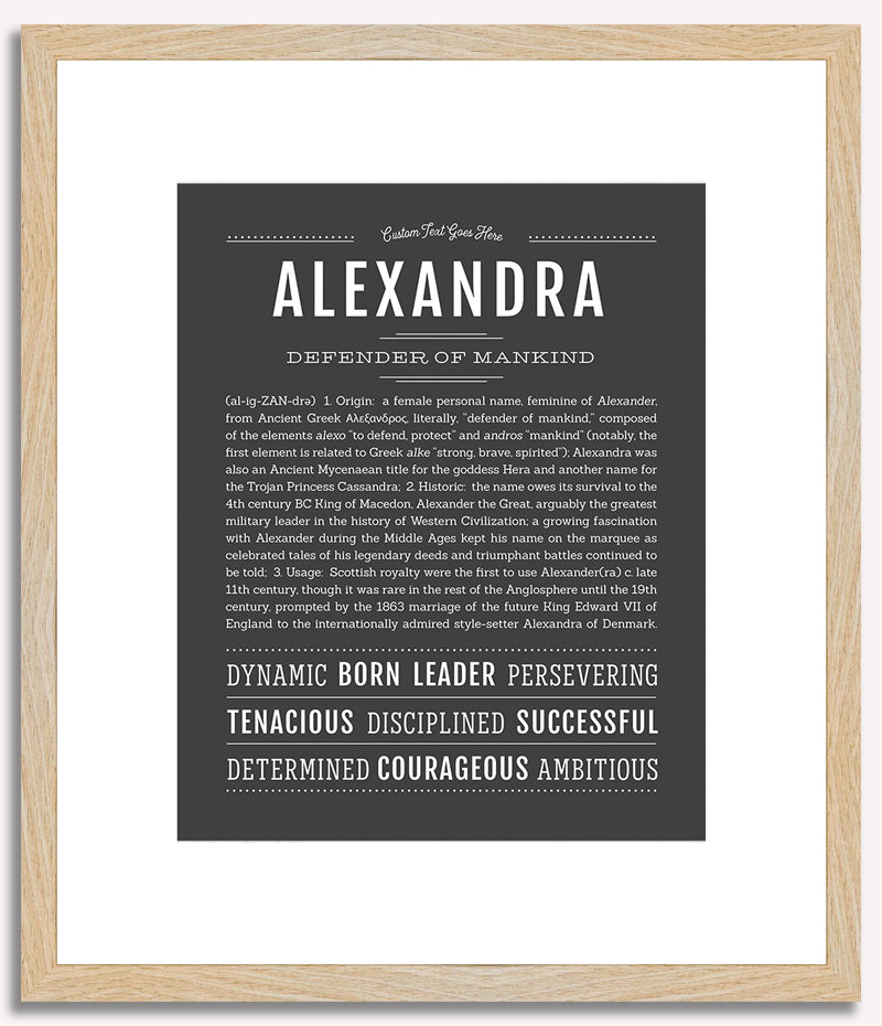 Alexandra | Name Art Print