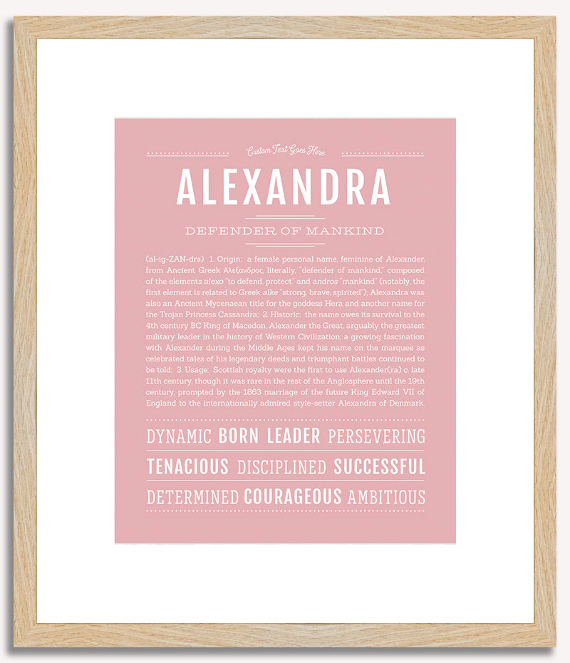 Alexandra | Name Art Print