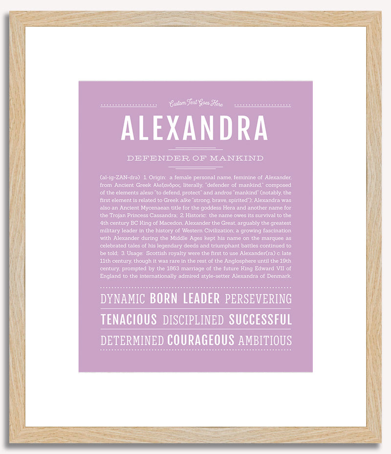 Alexandra | Name Art Print