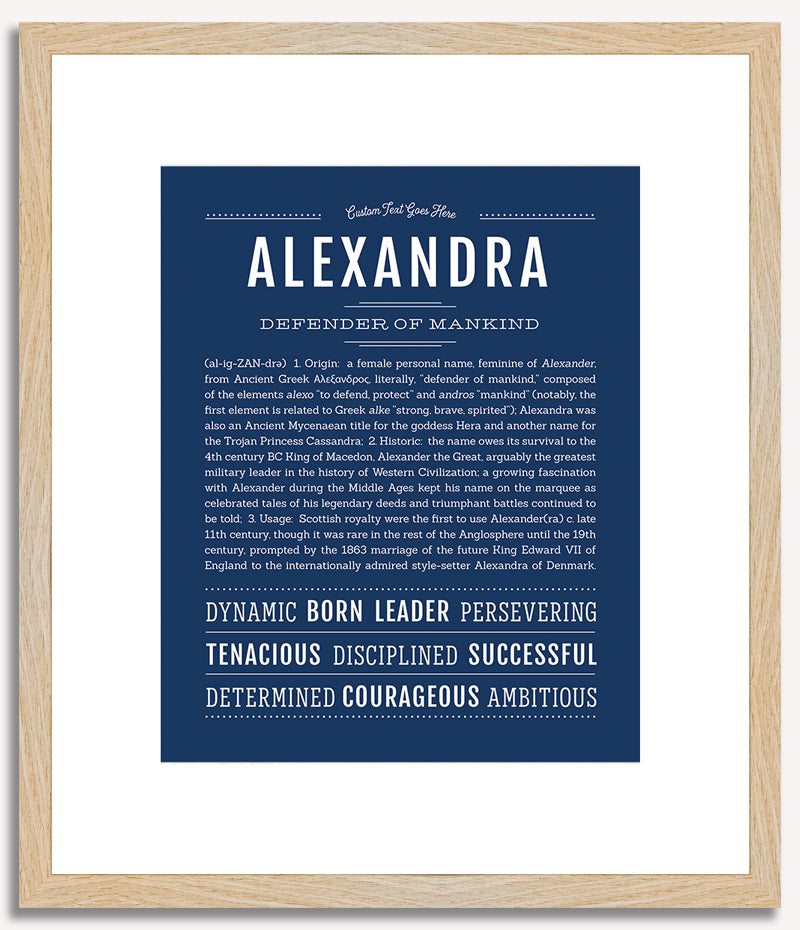 Alexandra | Name Art Print