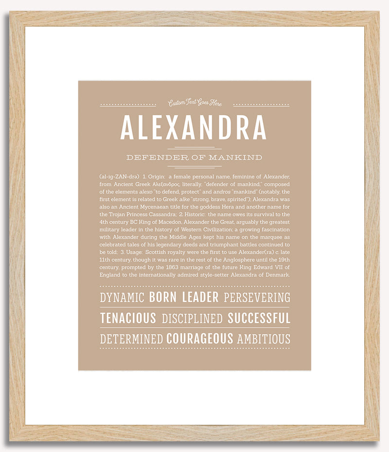 Alexandra | Name Art Print